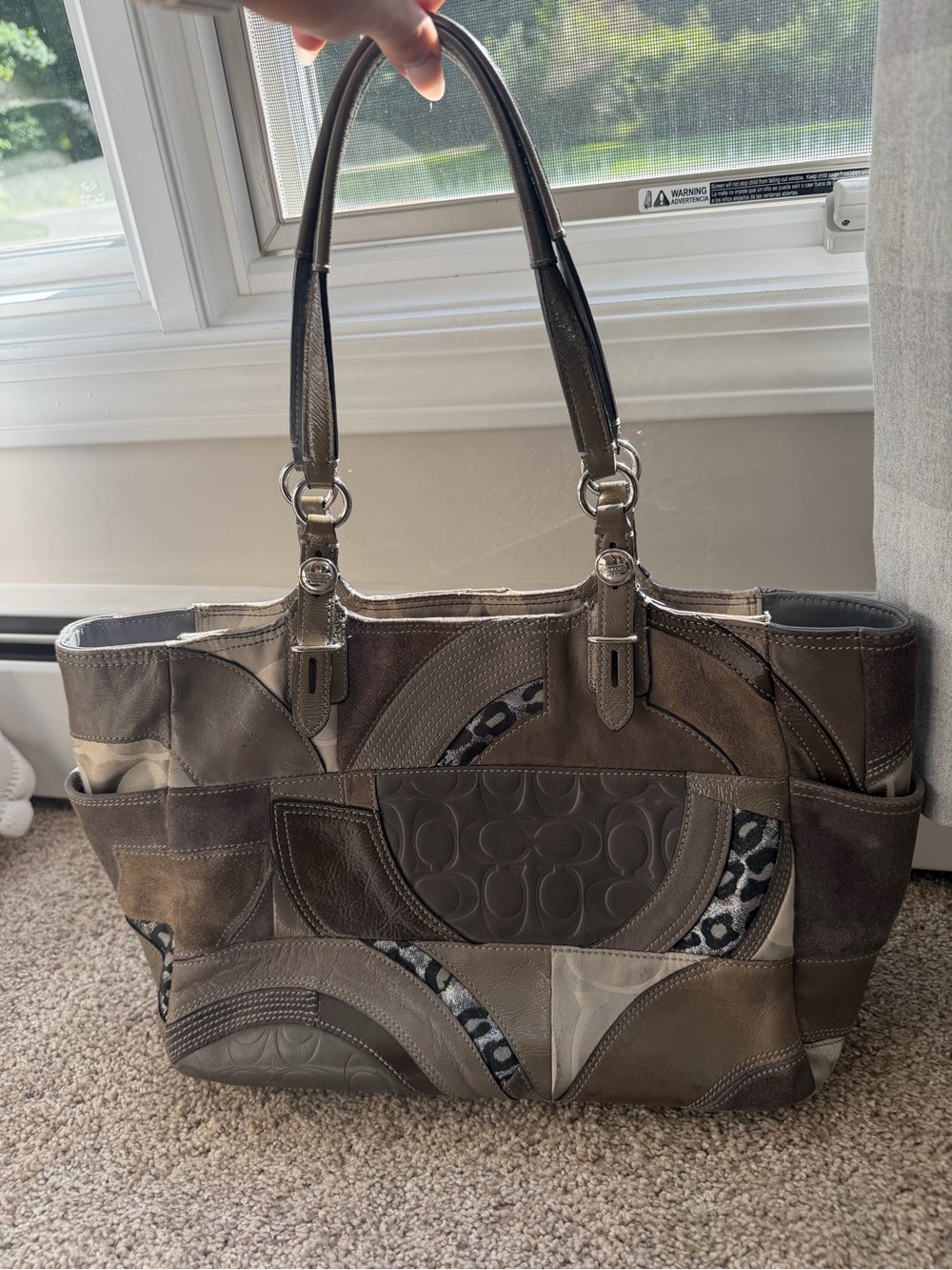 Coach Patchwork Signature Tote Bag